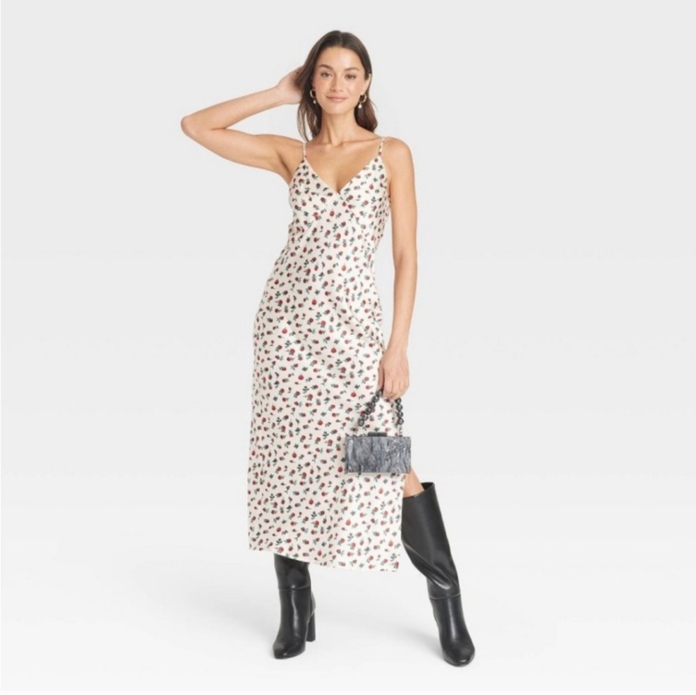 NWT - A New Day Rose Print Maxi Dress